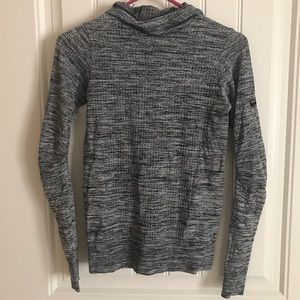 Nike womens hooded long sleeve top